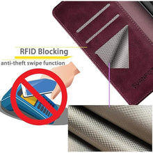 Load image into Gallery viewer, SUANPOT for Google Pixel 8 5G Wallet case with RFID Blocking Credit Card Holder,Flip Book PU Leather Protective Cover Women Men for Pixel 8 Phone case Wine Red
