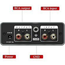Load image into Gallery viewer, Phono Preamp, Professional Mini Preamp for Turntable/Vinyl Record Player. Stereo Phonograph preamplifier Designed with RCA Input/Output, Headphone Jack, Adjustable Volume and gain
