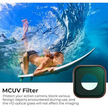 Load image into Gallery viewer, K&amp;F Concept UV Protection Camera Lens Filter Compatible with GoPro Hero 13 Hero12 Hero11, Hero10, Hero9 Black, with 28 Layer-Nano Coating, Top AGC Optical Glass Action Camera Filter

