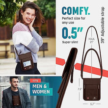 Load image into Gallery viewer, Neck Wallet, Travel Pouch For Passport Holder And Documents, Travel Neck Wallet For Traveling Women
