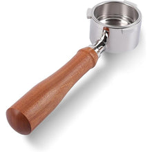 Load image into Gallery viewer, 51mm Bottomless Portafilter 3 ears Only for Delonghi Dedica EC680/EC685/EC785/EC820/EC850/EC860 | with Filter Basket and Wooden Handle
