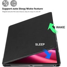 Load image into Gallery viewer, ProCase for Lenovo Tab P11 2nd Gen Case 11.5" (TB350FU / TB350XU) 2023 New, Slim Folio Protective Case Hard Shell Lightweight Stand Smart Cover for 11.5 inch Lenovo Tab P11 Gen 2 -Black

