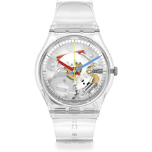 Load image into Gallery viewer, Swatch Gent BIOSOURCED Clearly Quartz Watch
