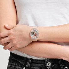 Load image into Gallery viewer, Swatch Gent BIOSOURCED Clearly Quartz Watch
