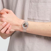 Load image into Gallery viewer, Swatch Gent BIOSOURCED Clearly Quartz Watch

