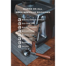 Load image into Gallery viewer, Pawa Bottomless Portafilter 54mm Paired with Wdt Tool - Includes Filter Basket | Compatible with Breville Barista Express and 54mm Breville Machines

