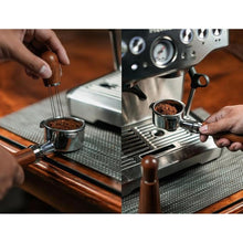 Load image into Gallery viewer, Pawa Bottomless Portafilter 54mm Paired with Wdt Tool - Includes Filter Basket | Compatible with Breville Barista Express and 54mm Breville Machines
