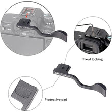 Load image into Gallery viewer, Foto4easy a7r5 a7m4 Hot Shoe Metal Thumb Up Grip for Sony a7RV a7IV Camera
