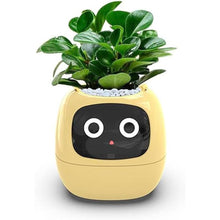 Load image into Gallery viewer, Smart Flowerpots,Smart Pet Planter,Ai Planter,Intelligent Flowerpots,Multiple Expressions,7 Smart Sensors, and Ai Chips Make Raising Plants Easy and Fun for Living Room,Plant-Free,Yellow
