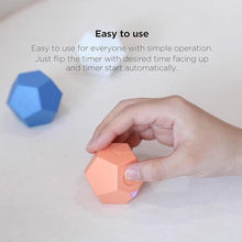 Load image into Gallery viewer, mooas Dodecagon Time Ball Rechargeable Mini Timer (White), 11 Preset Times, Desk &amp; Study Productivity Timer, Sound/Vibrate/Mute, Easy to Use
