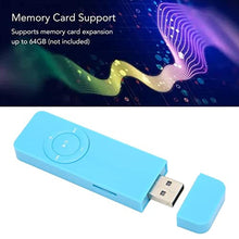 Load image into Gallery viewer, Portable MP3 Player, Lossless Sound MP3 Music Player Support Up to 64GB Mini Music Player for Students Running Travel (Blue)
