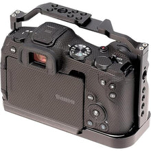 Load image into Gallery viewer, Foto4easy r8 cage for Canon R8 Camera with Quick Release Plate for Arca-Swiss,1/4&quot; &amp; 3/8&quot; Screw Holes and Cold Shoe Mount for Camera Accessories
