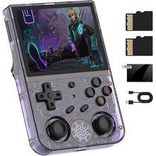 Load image into Gallery viewer, RG353V Retro Video Handheld Game Console 3.5" IPS Screen Android 11 and Linux System RK3566 64bit Game Player 64G TF Card Built-in 4450 Classic Games Bluetooth 4.2 and 5G WiFi

