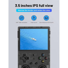 Load image into Gallery viewer, RG353VS Retro Linux System Video Handheld Game Console 3.5" IPS Screen RK3566 64bit Game Player 64G TF Card Built-in 4450 Classic Games Bluetooth 4.2 and 5G WiFi
