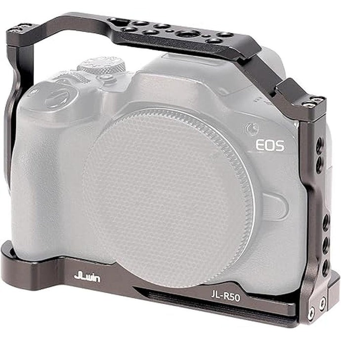 Foto4easy r50 cage rig for Canon EOS R50 Mirrorless Camera,Quick Release Plate for Arca-Swiss,1/4