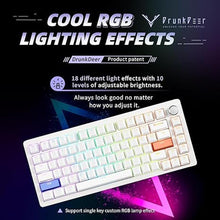 Load image into Gallery viewer, DrunkDeer A75 Rapid Trigger Keyboard Mechanical Magnetic Switch Keyboard TKL RGB Wired USB Compact Gaming Keyboard 82 Keys ABS Keycap Compact with Knob
