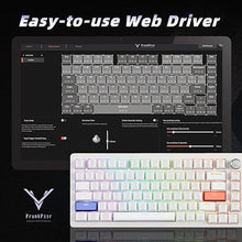 Load image into Gallery viewer, DrunkDeer A75 Rapid Trigger Keyboard Mechanical Magnetic Switch Keyboard TKL RGB Wired USB Compact Gaming Keyboard 82 Keys ABS Keycap Compact with Knob
