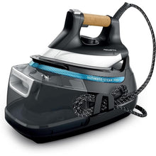 Load image into Gallery viewer, Rowenta, Iron, Ultimate Steam Pro Stainless Steel Soleplate Professional Steam Station for Clothes, 1800 Watts, 1.3L Removable Tank, Boiler Technology, Fast Heat Up, Black Clothes Iron, DG8668
