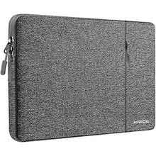 Load image into Gallery viewer, Hseok Laptop Case 15.6 Inch Sleeve, Shockproof Protective Water Repellent with Accessory Pocket,Compatible with Mac Pro 16 inch 2025-2019, Sleeve Bag for Most 15 15.6 16 Notebooks,Dark Gray&amp;Gray
