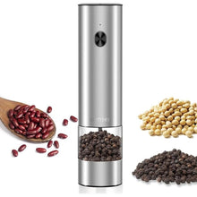 Load image into Gallery viewer, Electric Pepper Grinder - Adjustable Coarseness Salt &amp; Pepper Mill - Easy-to-Clean - Battery Powered - One-Handed Operation - Kitchen Essential
