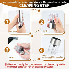 Load image into Gallery viewer, Electric Pepper Grinder - Adjustable Coarseness Salt &amp; Pepper Mill - Easy-to-Clean - Battery Powered - One-Handed Operation - Kitchen Essential
