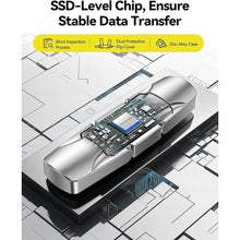 Load image into Gallery viewer, MOVE SPEED 1TB USB 3.2 Solid State Flash Drive 570MB/s High Speed Type C USB Drive USB Gen 2 Thumb Drive Compatible with iPhone 15, 16 Series/Android Phone/MacBook/Audio/Smart TV
