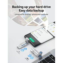 Load image into Gallery viewer, MOVE SPEED 1TB USB 3.2 Solid State Flash Drive 570MB/s High Speed Type C USB Drive USB Gen 2 Thumb Drive Compatible with iPhone 15, 16 Series/Android Phone/MacBook/Audio/Smart TV
