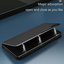Load image into Gallery viewer, COTDINFOR Case for Samsung S23 Ultra, Galaxy S23 Ultra Case Clear View Leather with Kickstand Magnetic Flip Case Women Men Shockproof Protective Cover for Samsung Galaxy S23 Ultra,Windows Black
