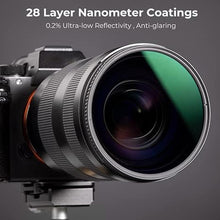 Load image into Gallery viewer, 95mm Circular Polarizers Filter, K&amp;F Concept 95MM Circular Polarizer Filter HD 28 Layer Super Slim Multi-Coated CPL Lens Filter (Nano-X Series)

