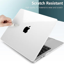 Load image into Gallery viewer, Batianda Compatible with New MacBook Air 15 inch Case 2024 M3 M2 Chip Model A3114/A2941, Hard Shell Case with Screen Protector TPU Keyboard Cover and OTG Adapter, Crystal Clear
