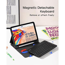 Load image into Gallery viewer, Inateck Keyboard Case Compatible with iPad 11 Gen.A16 2025 11 inch, 10 Gen 10.9 inch, iPad Air 11 inch M4/M3/M2 (2026/2025), Air 5/4 10.9 inch, Pro 11 4/3/2/1, QWERTZ, with Pen Holder, Removable
