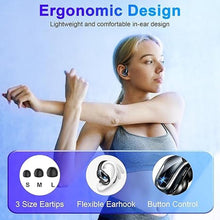 Load image into Gallery viewer, Wireless Earbud, 2024 Sport Wireless Bluetooth 5.3 Earbud with HiFi Stereo, 75H Over Ear Bud with Noise Cancelling Mic, IP7 Waterproof Bluetooth Headphones, LED Display, Button Control, for Running

