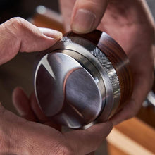 Load image into Gallery viewer, 54mm Espresso Distribution Tool Stainless Steel Adjustable Wooden Coffee Distributor Compatible with Breville Espresso Machine Accessories
