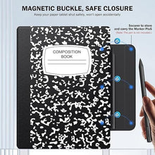 Load image into Gallery viewer, MoKo Case for Remarkable 2 Tablet Case, Lightweight Ultra-Thin Magnetic Case with Wide Pen Protective Clasp, Smart Tablet Cover Folio for Remarkable Tablet 2 10.3" 2020 Release, Black Notebook
