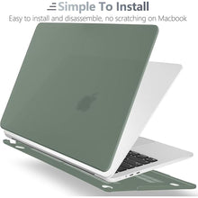 Load image into Gallery viewer, Batianda Compatible with M3 Chip MacBook Air 15 inch Case 2024 2023 Model A3114 A2941 (M2), Rubberized Smooth Touch Plastic Protective Hard Shell with Screen Protector Keyboard Cover, Midnight Green
