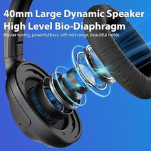 Load image into Gallery viewer, YMOO Bluetooth 5.2 Hybrid Active Noise Cancelling Headphones for Airplane Travel, Wired and Wireless ANC Headphones, 75H Playtime Over Ear Headphones, Bluetooth Headset with Mic for Adults
