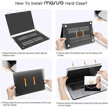 Load image into Gallery viewer, MOSISO Compatible with MacBook Air 15 inch Case 2025 2024 2023 Release M3 A3114 M2 A2941 Liquid Retina Display Touch ID, Plastic Hard Shell&amp;Keyboard Cover&amp;Screen Film&amp;Type C Adapter, Steel Blue
