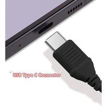 Load image into Gallery viewer, Kids Headphones with LED Lights for School, Upgrade USB Type C Kid Headphone with Microphone, Volume Limiter 85/94dB, Wired On Ear Headphones for Boys/Girls/Tablet/Travel -Black
