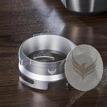 Load image into Gallery viewer, 54mm Dosing Funnel Espresso Puck Screen Set KNODOS Grinder Trigger Portafilter Funnel and Filter Compatible with Breville 54mm Portafilters
