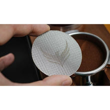 Load image into Gallery viewer, 54mm Dosing Funnel Espresso Puck Screen Set KNODOS Grinder Trigger Portafilter Funnel and Filter Compatible with Breville 54mm Portafilters
