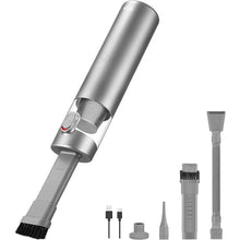 Load image into Gallery viewer, Brigii Mini Vacuum, Handheld Vacuum &amp; Air Duster &amp; Hand Pump 3 in 1, Cordless Crevice Vacuum, 3 Kinds of Crevice Nozzles, Lightweight 1lbs,USB Rechargeable-M1
