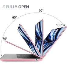 Load image into Gallery viewer, Batianda Compatible with New MacBook Air 15 inch Case 2024 M3 M2 Chip Model A3114/A2941, Hard Shell Case with Screen Protector Silicone Keyboard Cover and OTG Adapter, Crystal Pink
