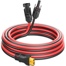 Load image into Gallery viewer, Solar Panel to XT60 Charging Cable(12AWG 3ft), Gonifeto Solar to XT60 Extension Wire for Ecoflow Generator, Solar Connector to Injection Molding XT60 Charging Cord for Portable Power Station
