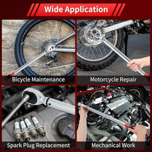 Load image into Gallery viewer, 3/4-Inch Torque Wrench, Dual-Direction Adjustable 60 tooth 100-400ft.lb/136-542Nm, Professional Torque Wrench, for Maintenance Tool and Product Assembly
