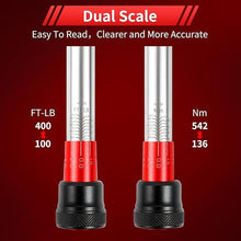 Load image into Gallery viewer, 3/4-Inch Torque Wrench, Dual-Direction Adjustable 60 tooth 100-400ft.lb/136-542Nm, Professional Torque Wrench, for Maintenance Tool and Product Assembly
