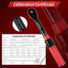 Load image into Gallery viewer, 1/4-Inch Drive Click Torque Wrench, Dual-direction Adjustable Torque Wrench 10-50in.lb/1.1-5.7Nm, 72 tooth High Precision Small Torque Wrench with Dual Range Scales for bike, motorcycle
