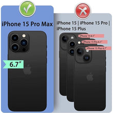Load image into Gallery viewer, for iPhone 15 Pro Max 6.7&quot; Genuine Leather Wallet case ?RFID Blocking??4 Credit Card Holder??Real Leather? Flip Folio Book Phone case Protective Cover Women Men for Apple15ProMax case Wine Red
