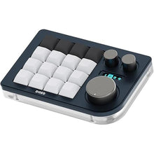Load image into Gallery viewer, Megalodon Triple Knob Macro Pad Programmable Designer Mini Keyboard 16 Keys (Navy)
