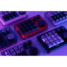 Load image into Gallery viewer, Megalodon Triple Knob Macro Pad Programmable Designer Mini Keyboard 16 Keys (Navy)

