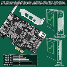 Load image into Gallery viewer, 4 Ports PCIE Firewire 400 1394A Expansion Card, Texas Instruments TI TSB43AB23, Plug and Play on Windows and MAC Desktop PCs, 3X 6Pin and 1X 4Pin 1394A Ports, 400Mbps Max Speed (FS-FW400)
